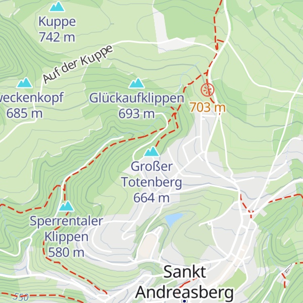 Map of Großer Totenberg
