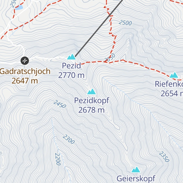 Map of Pezidkopf