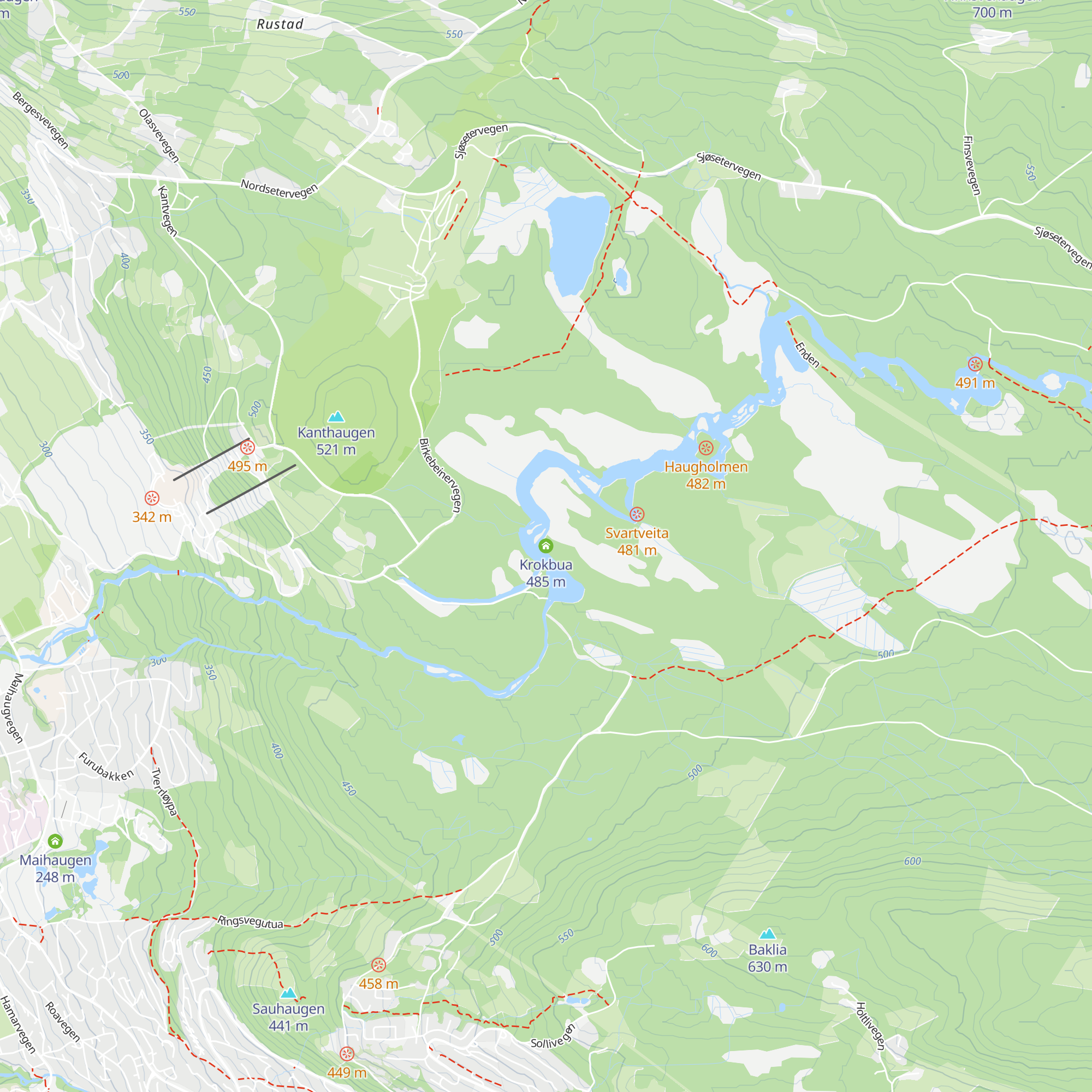 Krokbua map
