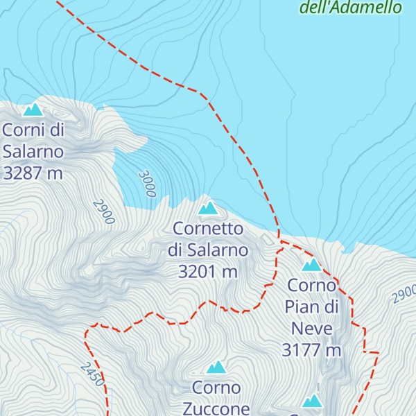 Map of Cornetto di Salarno