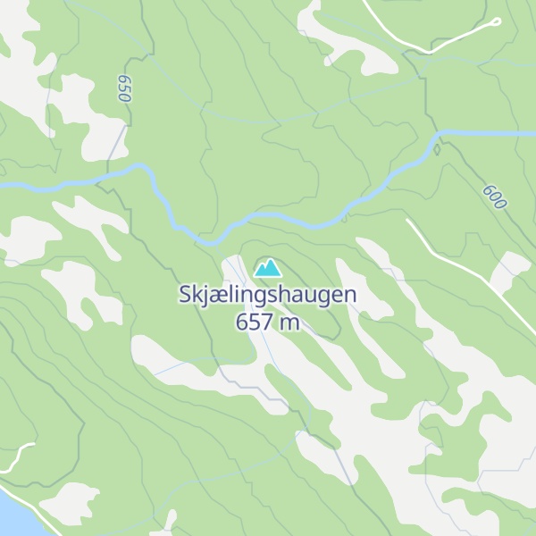 Map of Skjælingshaugen