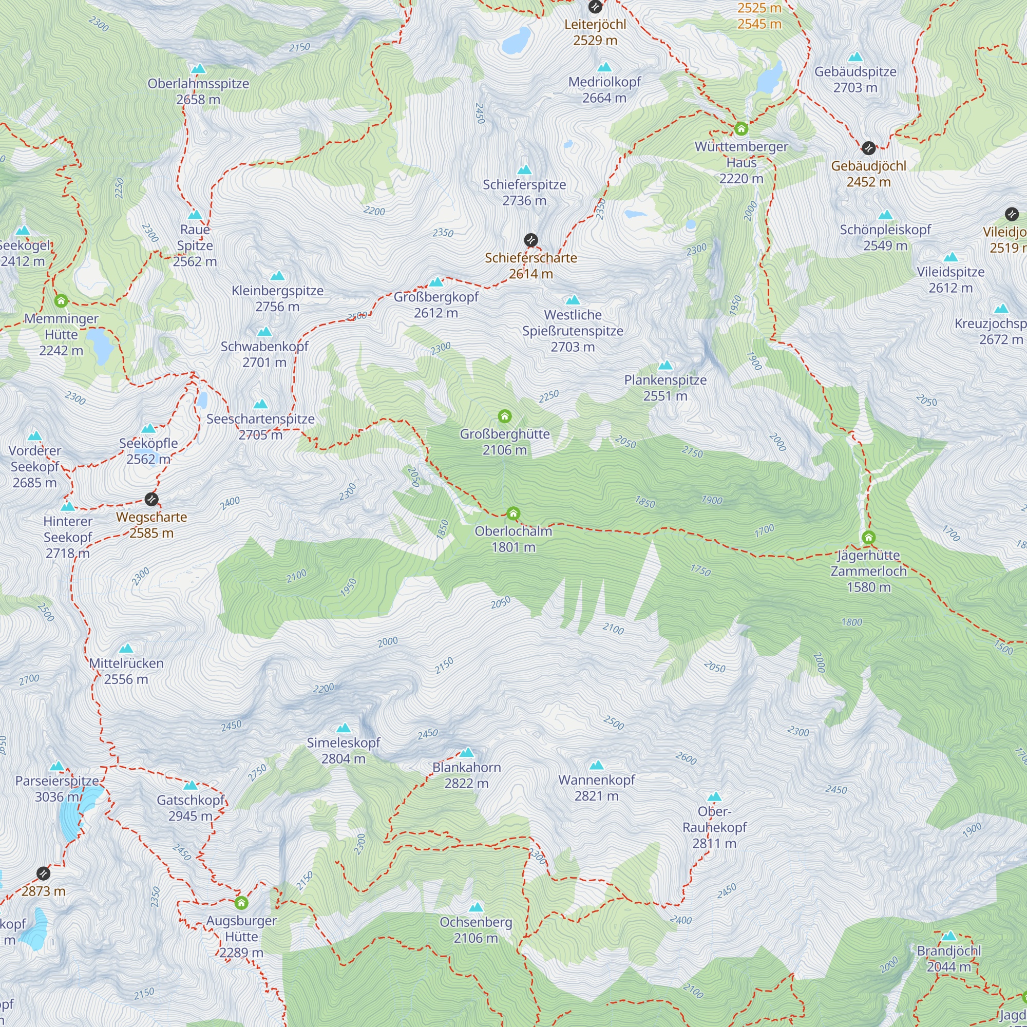 Oberlochalm map