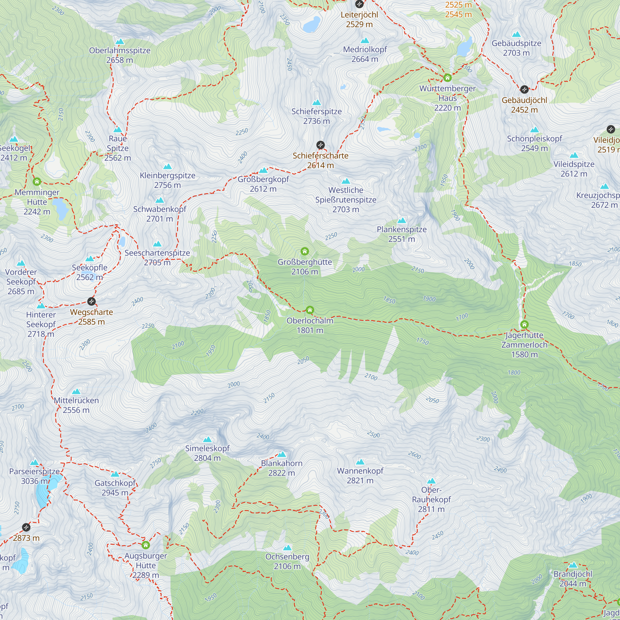 Oberlochalm map
