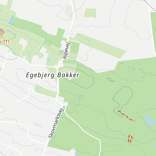 Map of Skovbakke