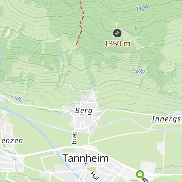 Map of Schäferhütte