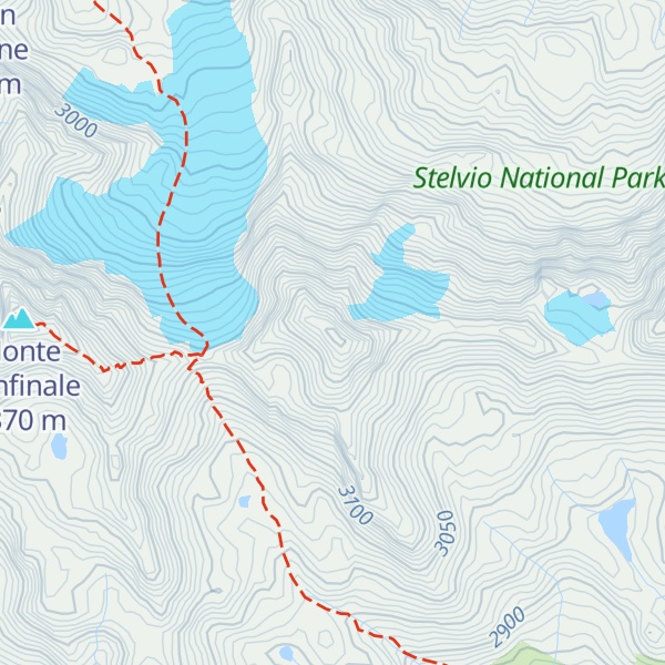 Map of Cima della Manzina