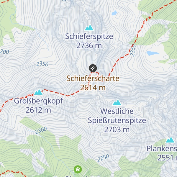 Map of Großbergspitze