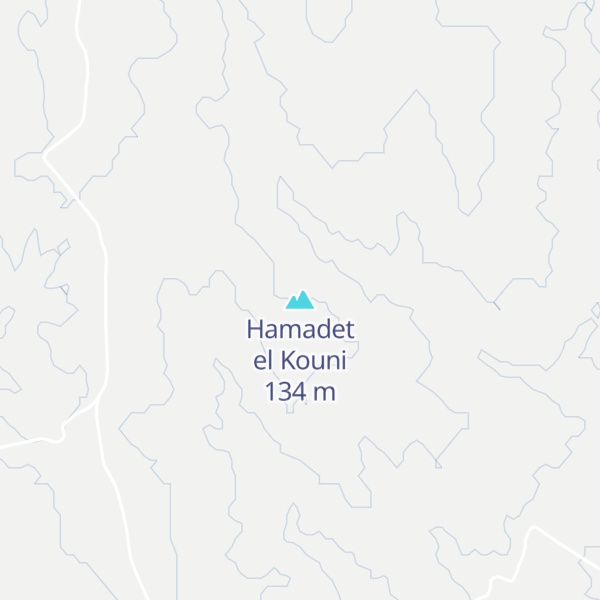 Map of Hamadet el Kouni