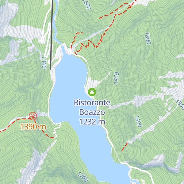 Map of Ristorante Boazzo
