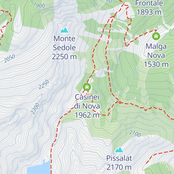 Map of Casinei di Nova