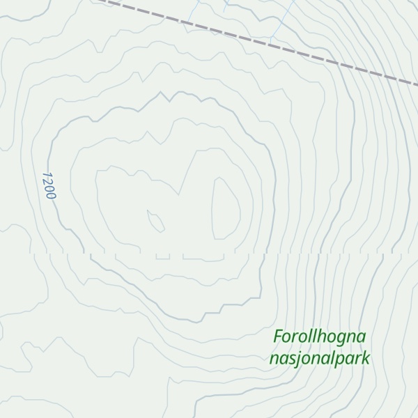 Map of Litl-Ensjøhøgda