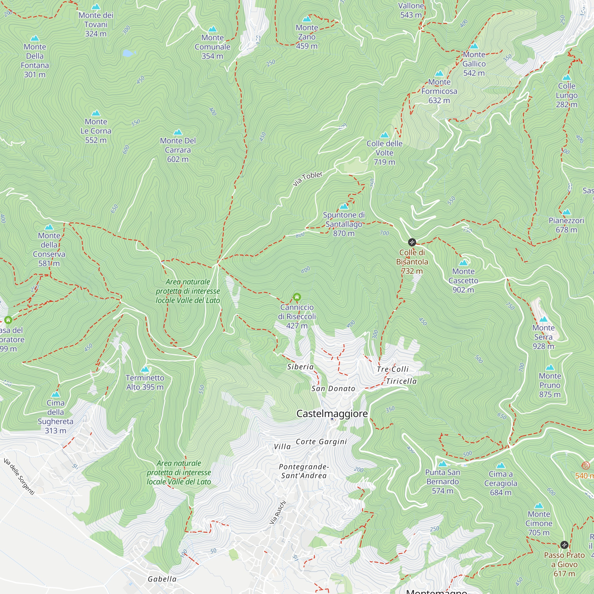 Canniccio di Riseccoli map