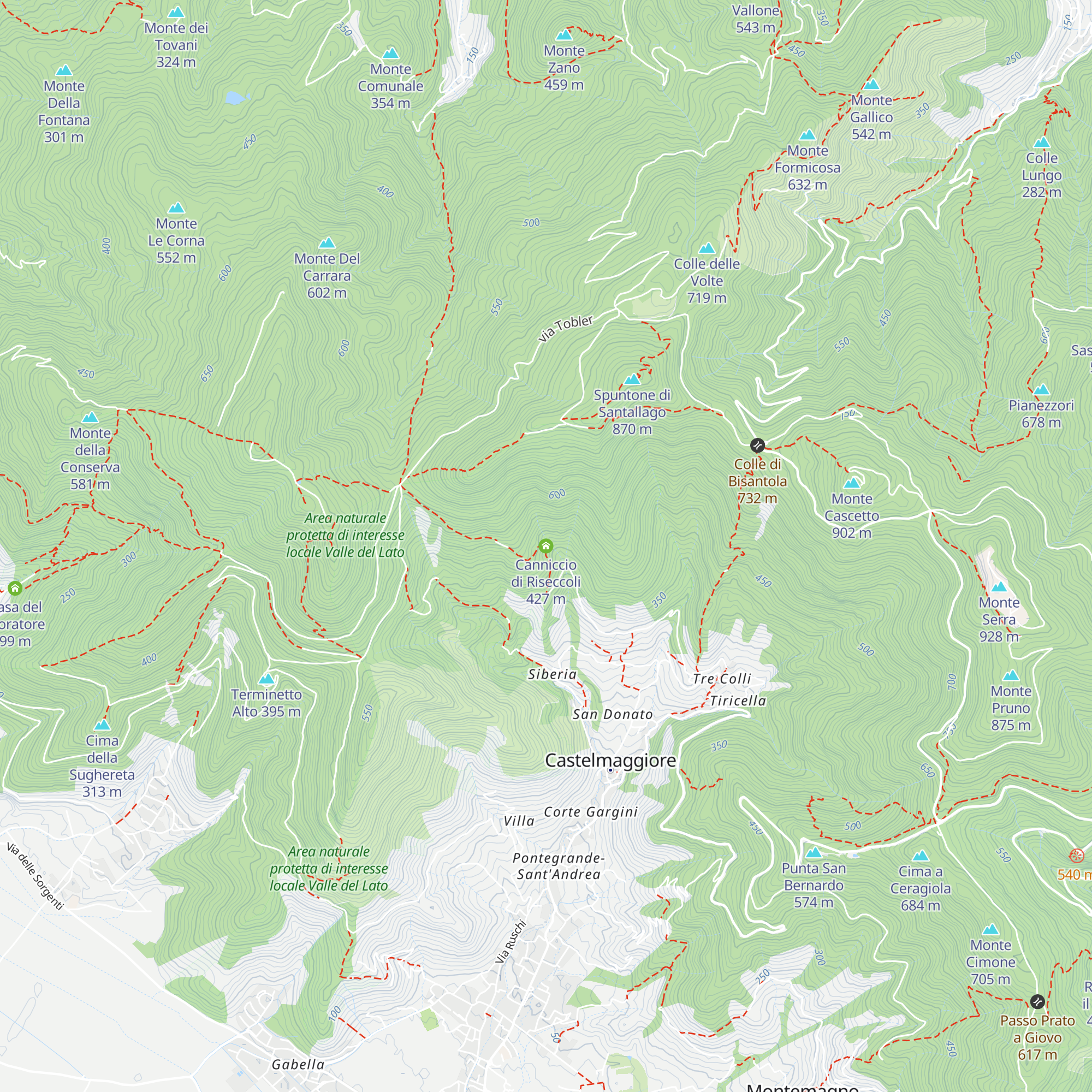 Canniccio di Riseccoli map