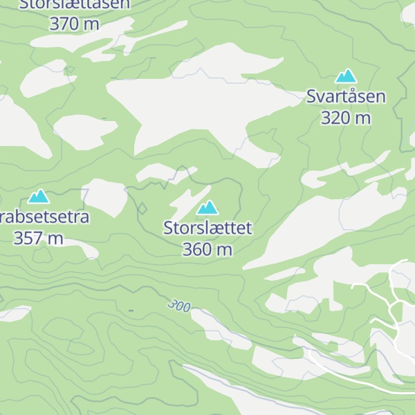 Map of Storslættet