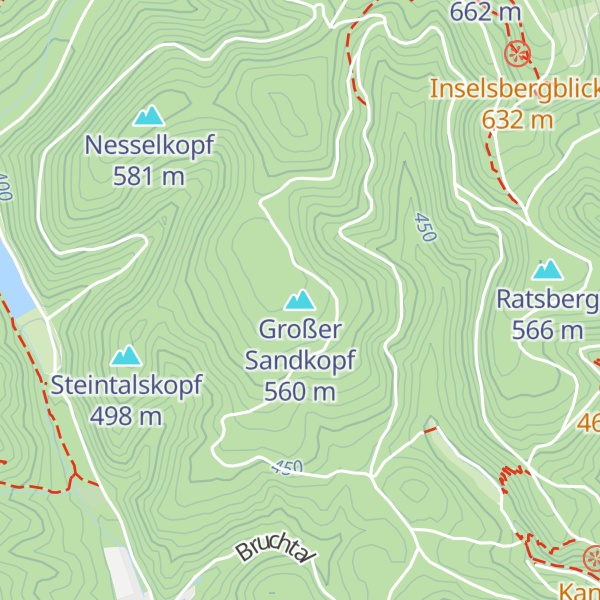 Map of Großer Sandkopf