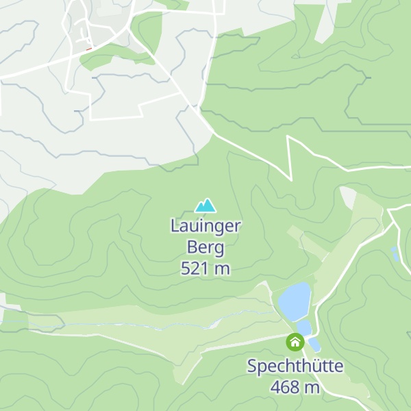 Map of Lauinger Berg