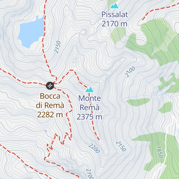 Map of Monte Remà