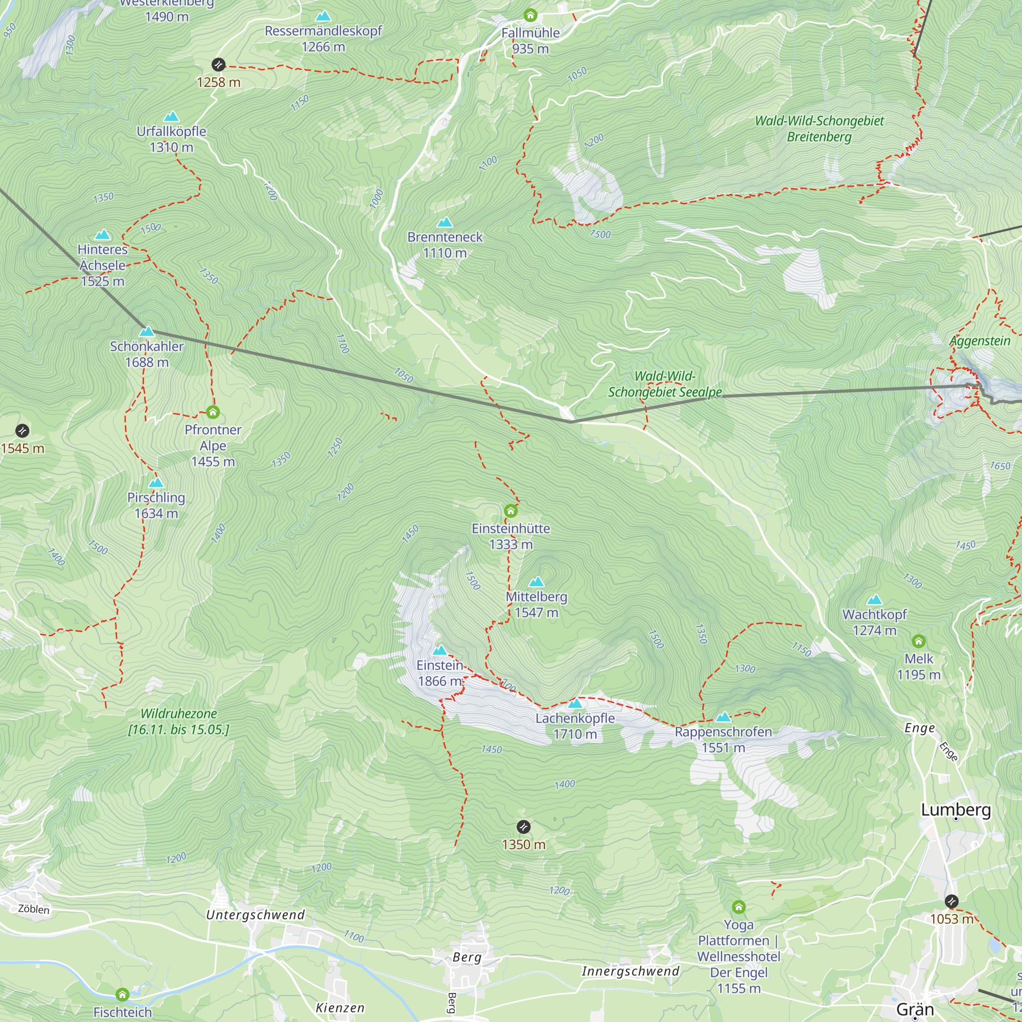 Einsteinhütte map