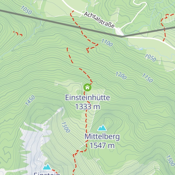 Map of Einsteinhütte