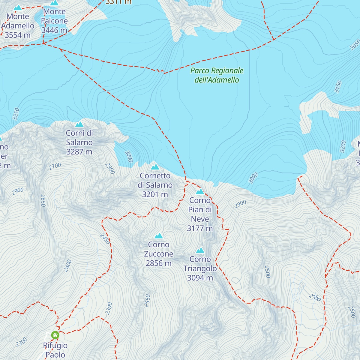 Bivacco Arrigo Giannantonj map