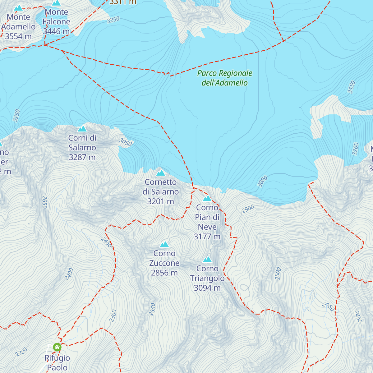 Bivacco Arrigo Giannantonj map