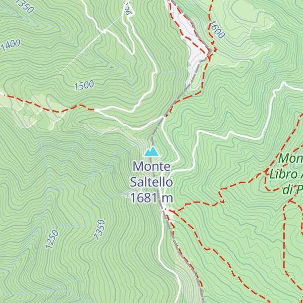 Map of Monte Saltello
