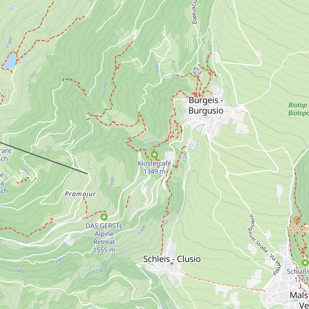 Klostercafé map
