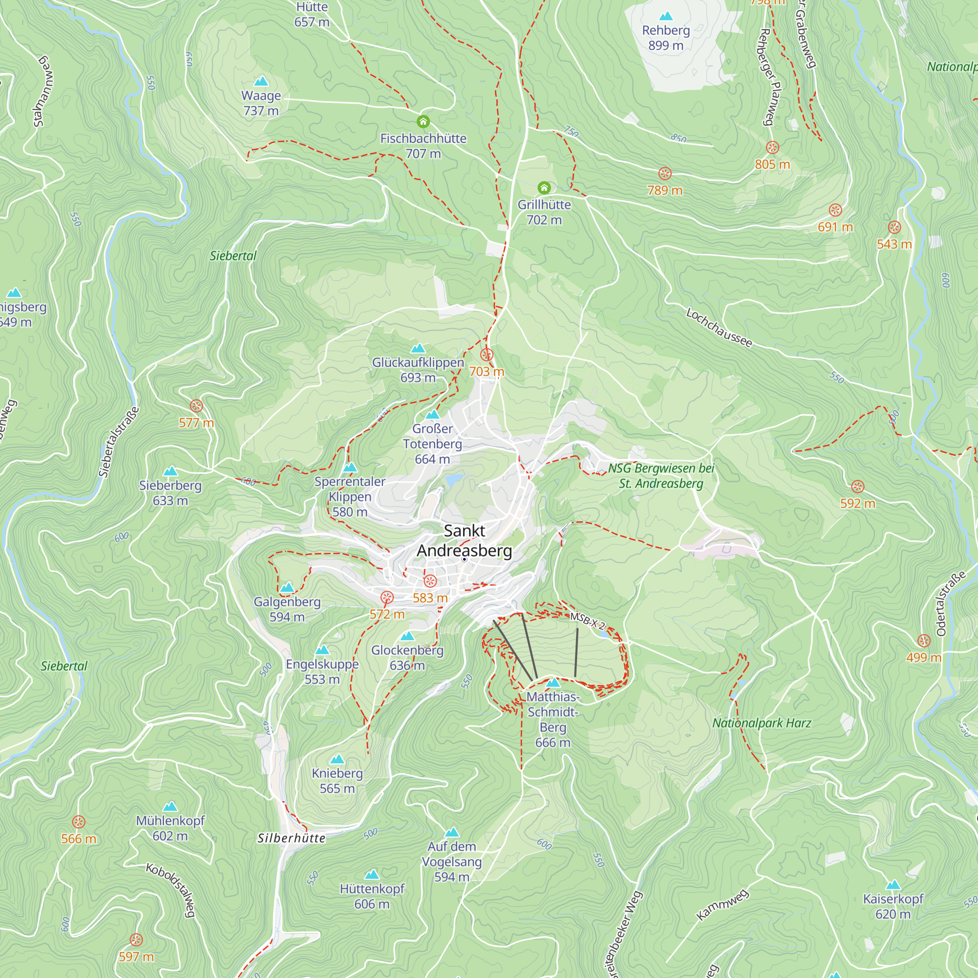 Tourist-Information map