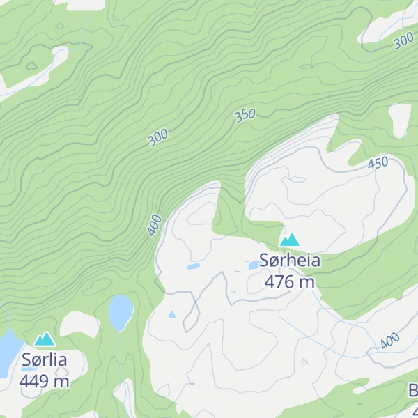 Map of Grønnskardaksla