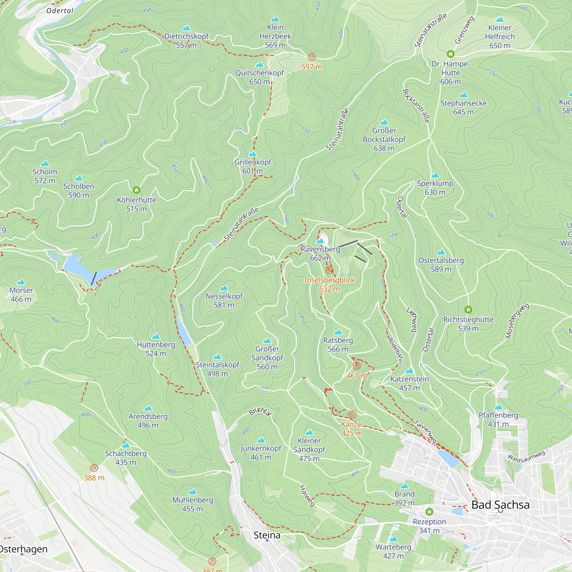 Buchenberghütte map