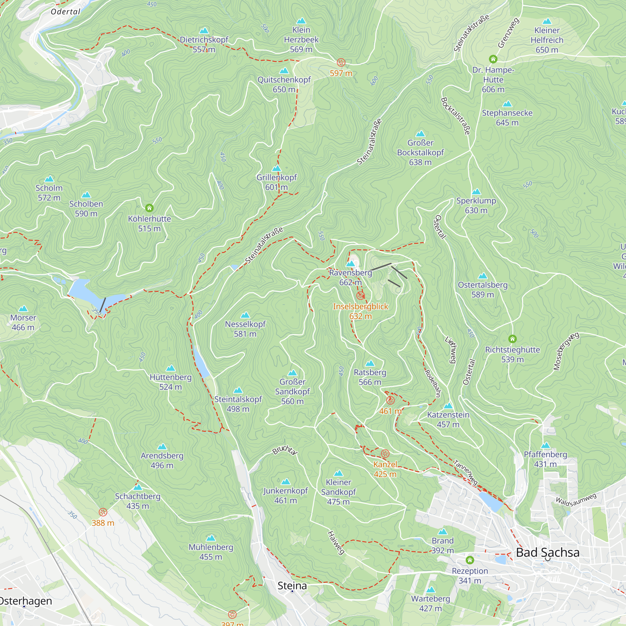 Buchenberghütte map