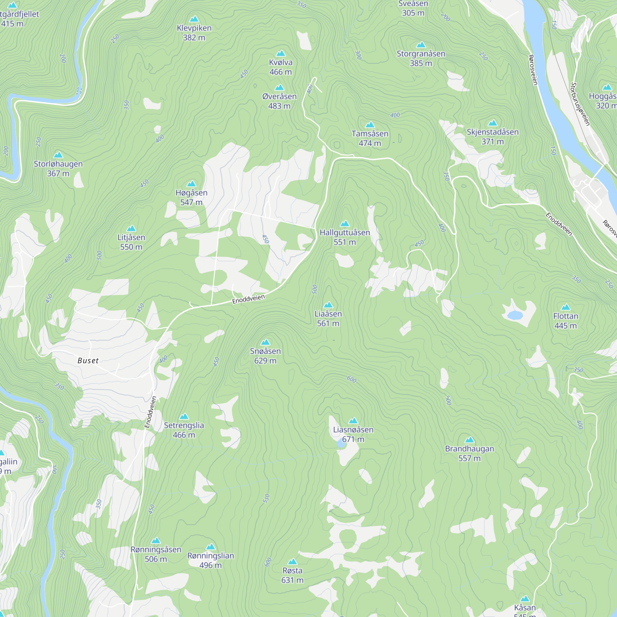 Lyngli NTNUI map