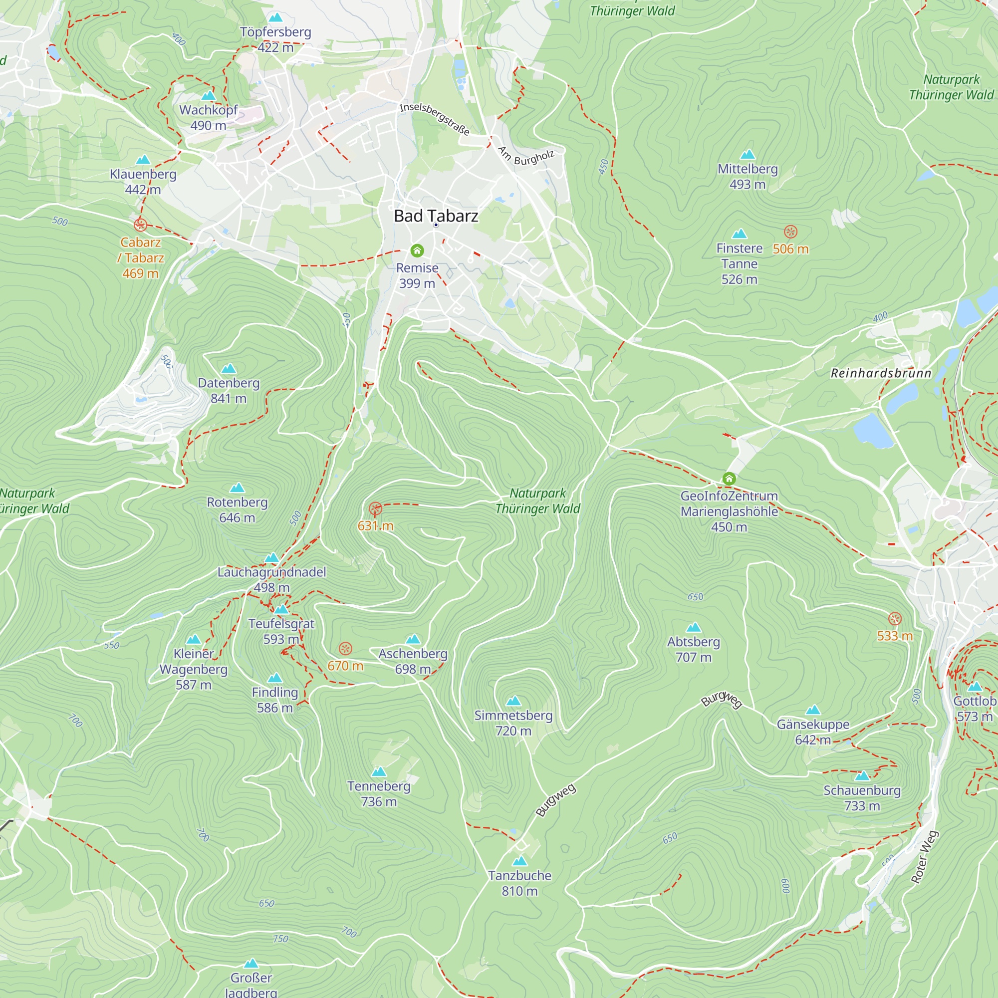 Schutzhütte Neuer Weg map
