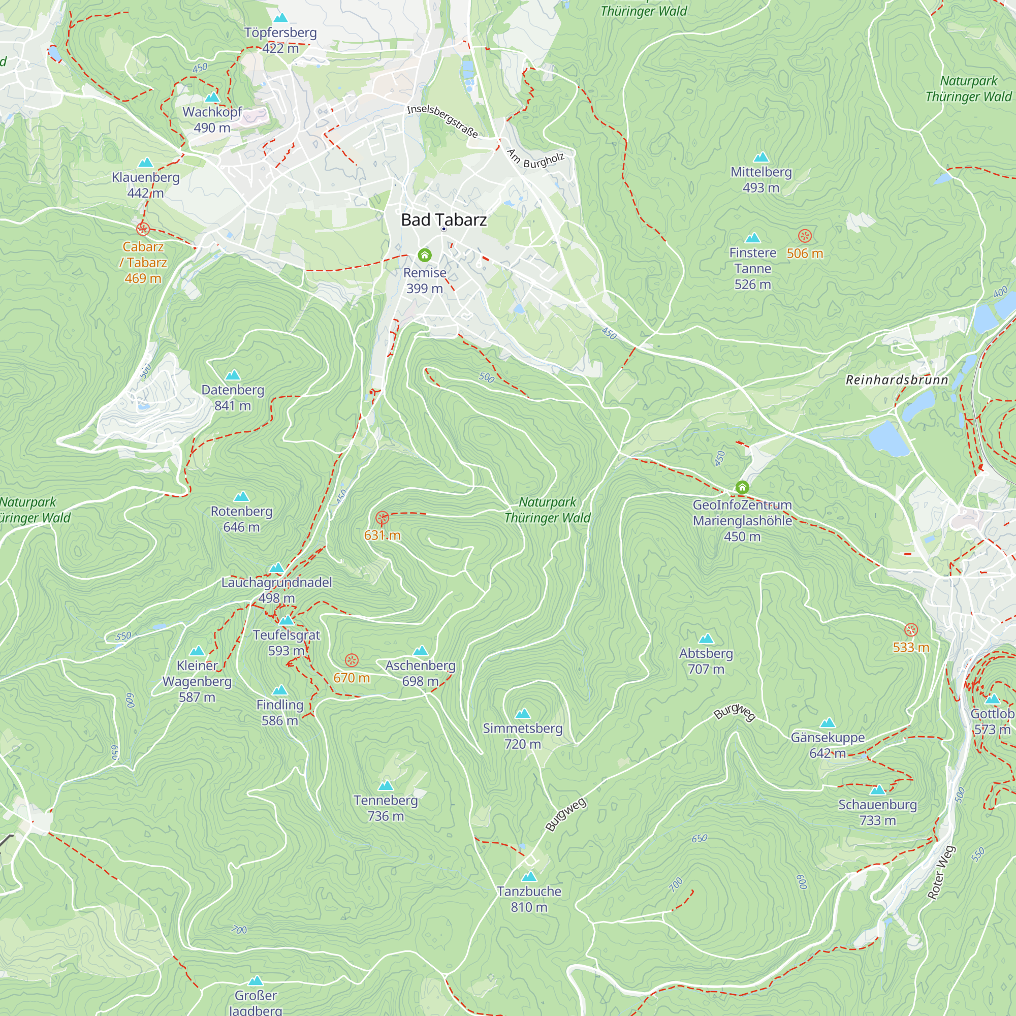 Schutzhütte Neuer Weg map