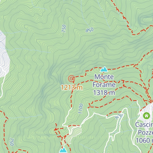 Map of Monte Forametto