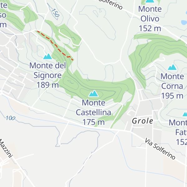 Map of Monte Castellina