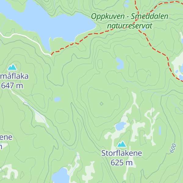 Map of Storflaka