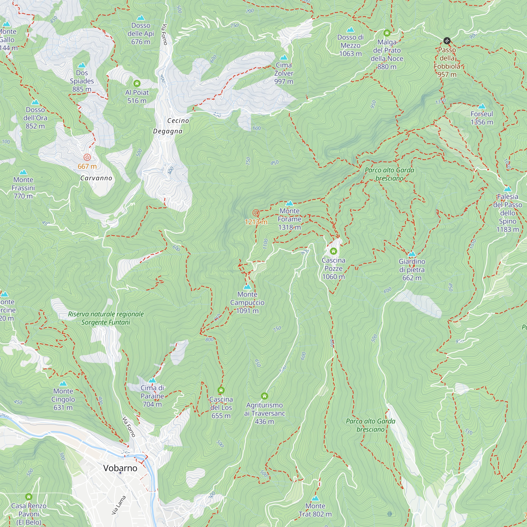 Cascina Gardoncello map