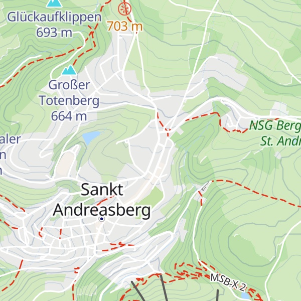 Map of Gottesackerberg