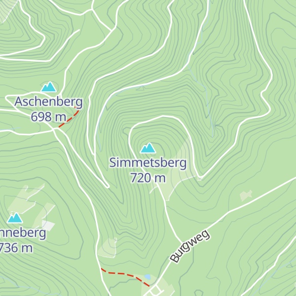 Map of Simmetsberg