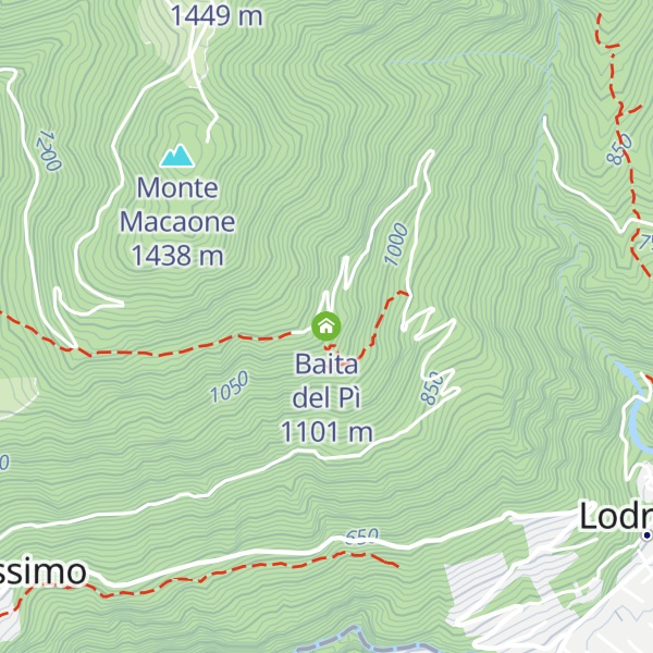 Map of Baita del Pì
