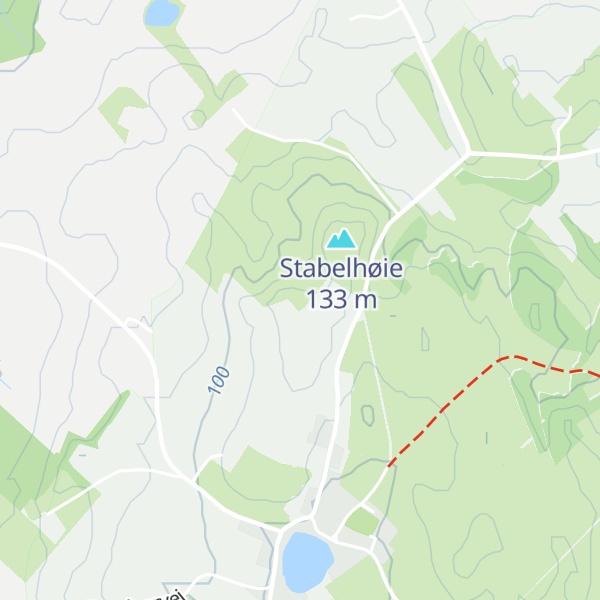 Map of Stabelhøje