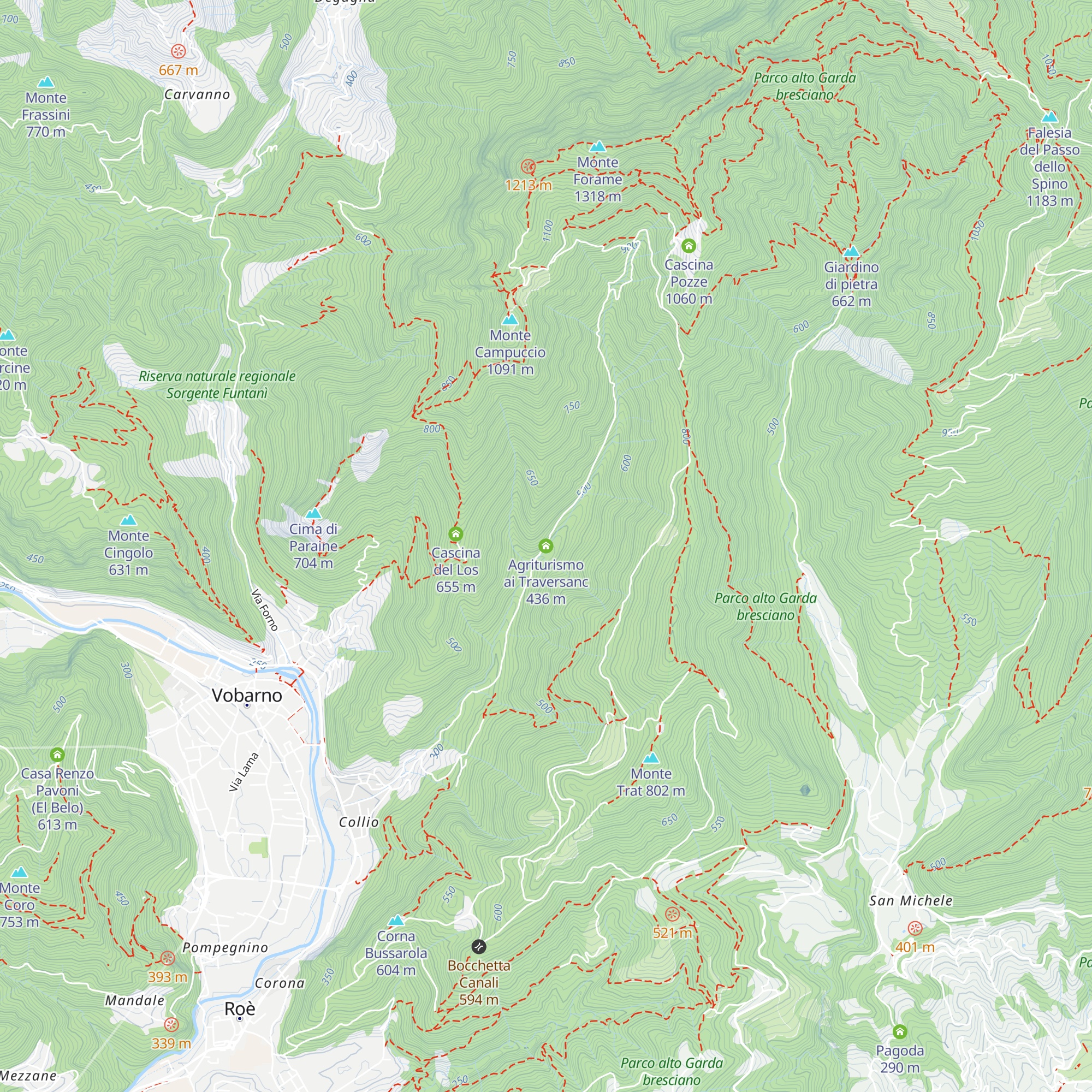 Agriturismo ai Traversanc map