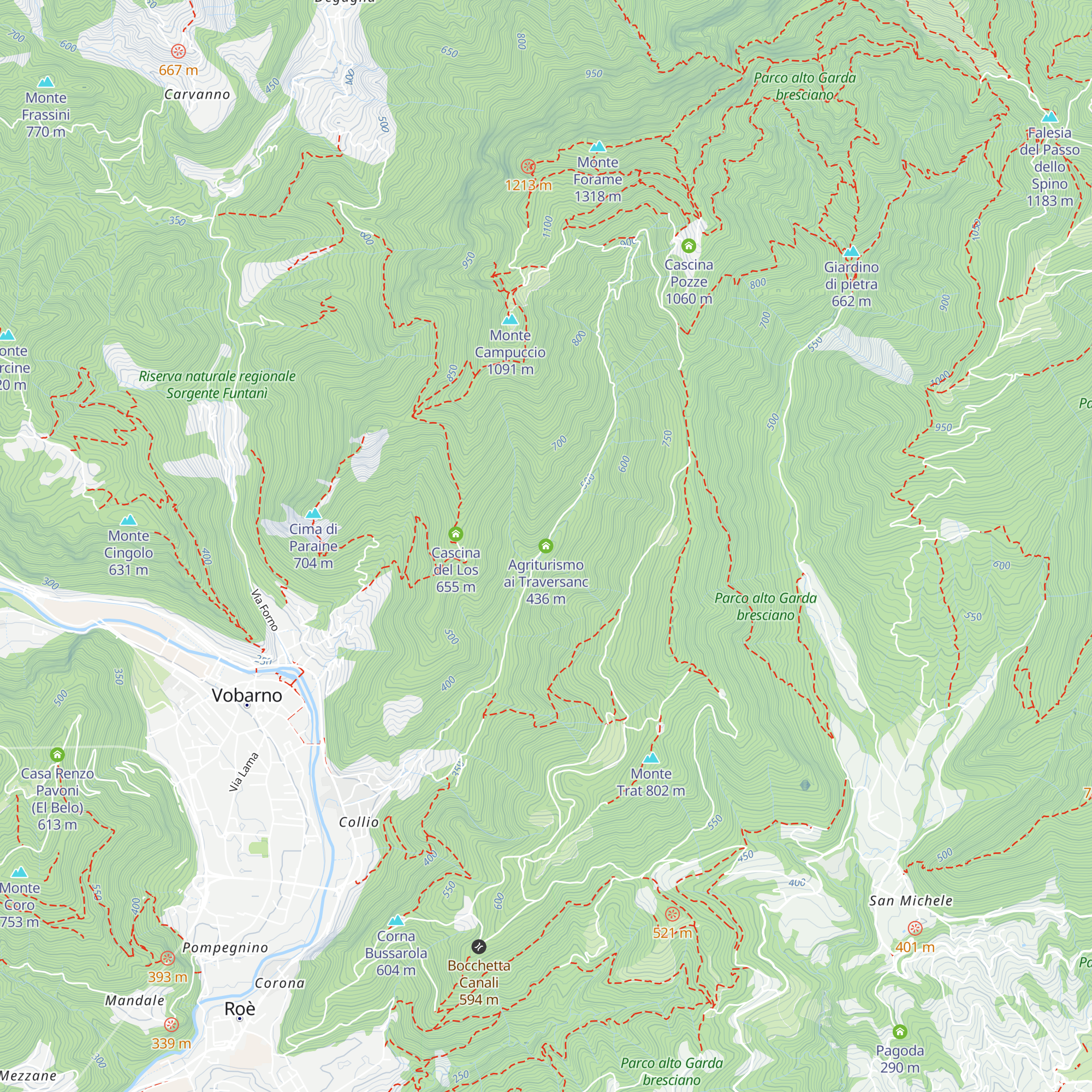 Agriturismo ai Traversanc map