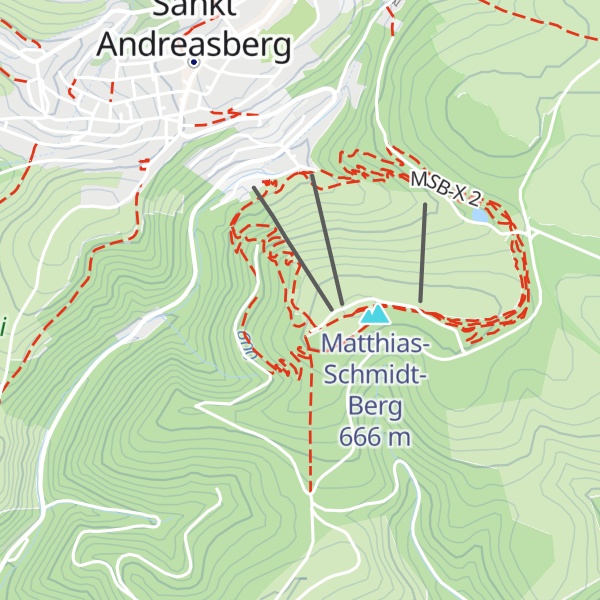 Map of Andreashütte