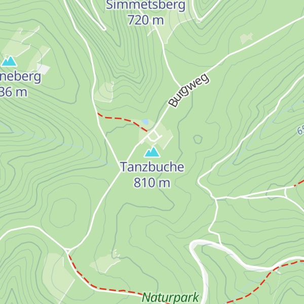 Map of Tanzbuche