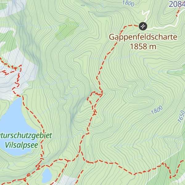 Map of Schochenspitze