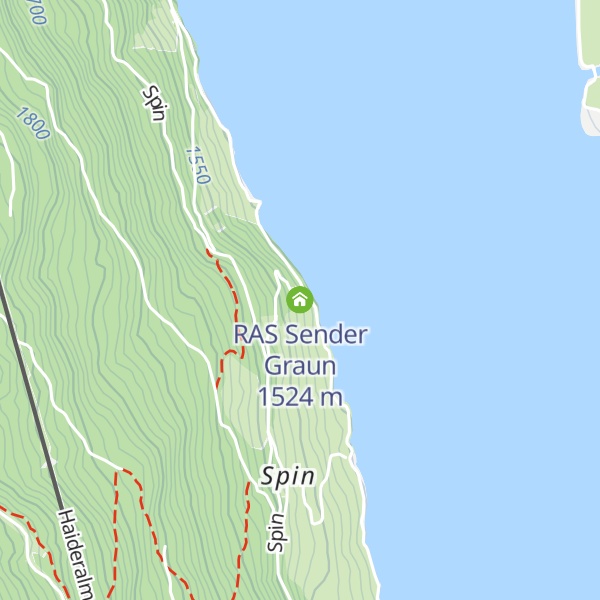 Map of RAS Sender Graun
