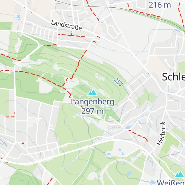 Map of Langenberg