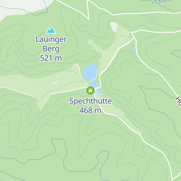 Map of Spechthütte